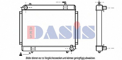 AKS DASIS 130300t -  Радиатор, охлаждение двигателя
